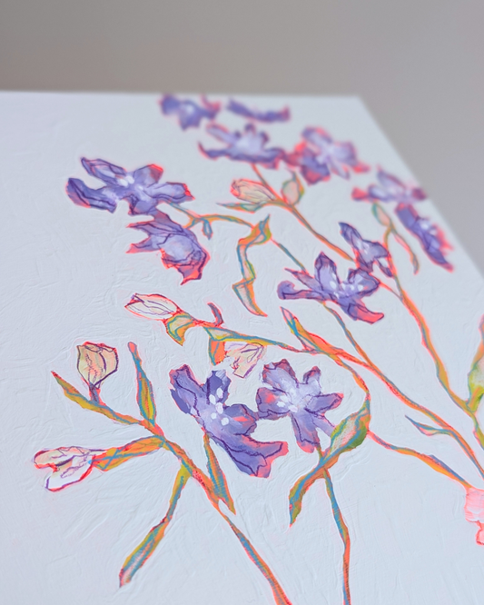 Blind Larkspur Study 1/3