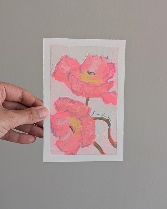 Piink Poppy 1/4