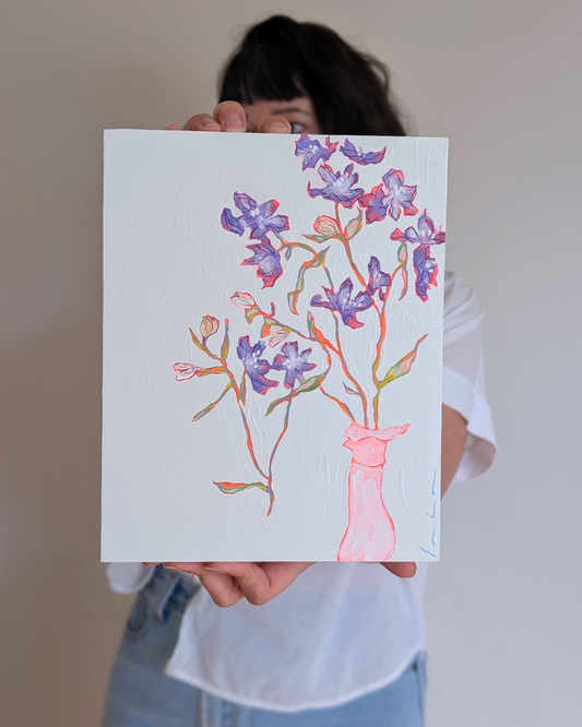 Blind Larkspur Study 1/3