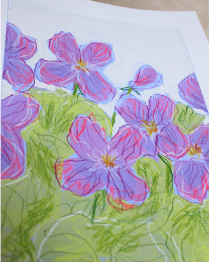 Violets Up Close Series - 2/2