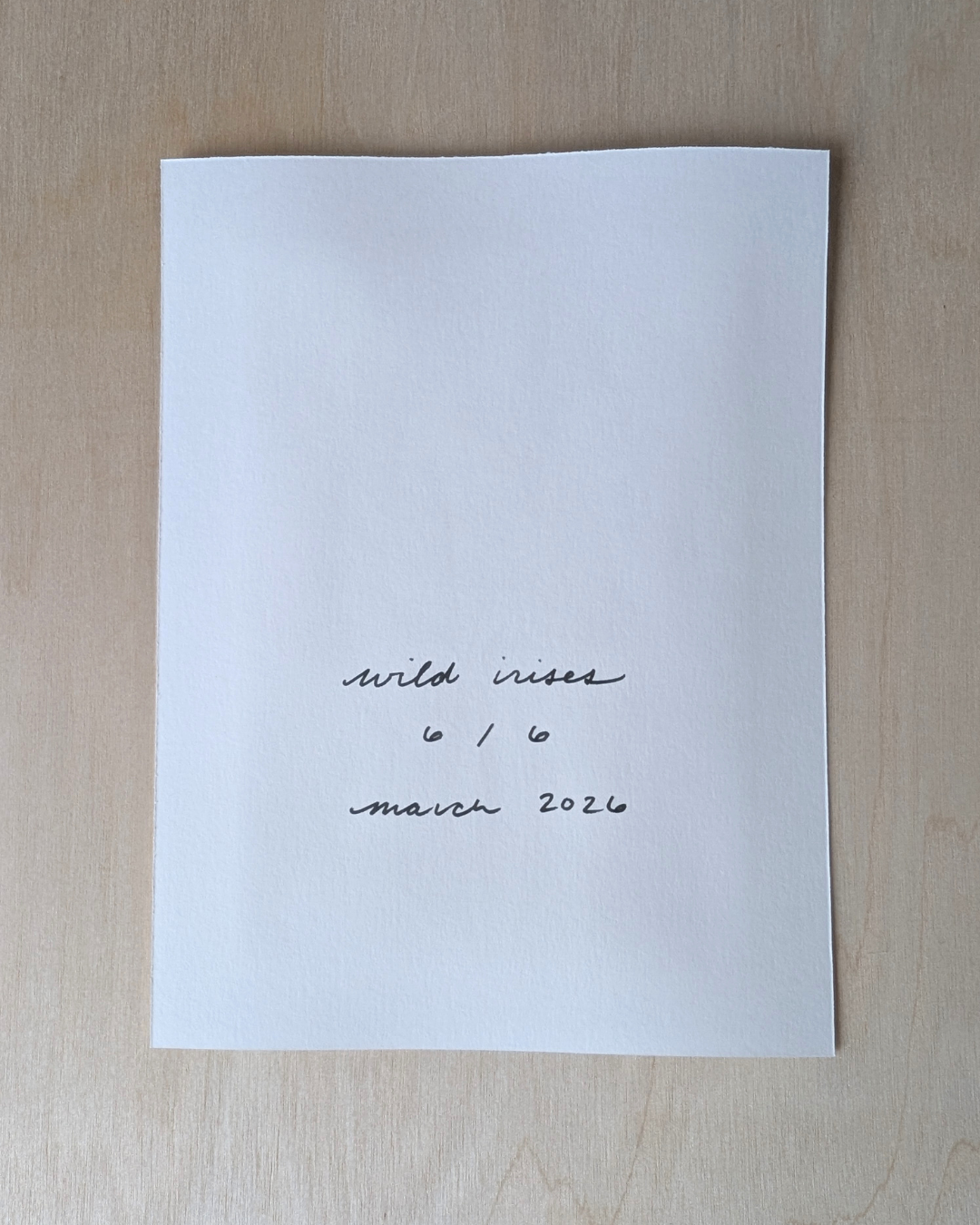 Wild Irises 6/6